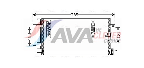 AVA QUALITY COOLING Lauhdutin, ilmastointilaite AIA5297D