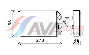 AVA QUALITY COOLING Lämmityslaitteen kenno AIA6393