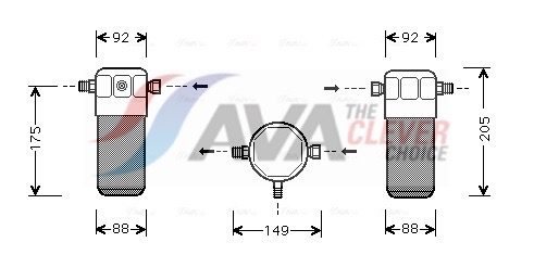 AVA QUALITY COOLING Kuivain, ilmastointilaite AID032
