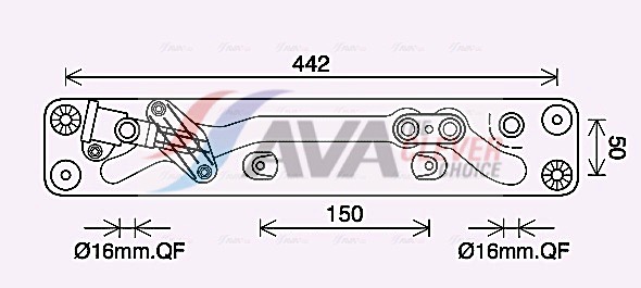 AVA QUALITY COOLING Õliradiaator, automaatkast BW3573