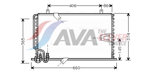 AVA QUALITY COOLING Kondensaator,kliimaseade BW5184