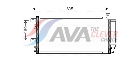 AVA QUALITY COOLING Kondensaator,kliimaseade BWA5256D