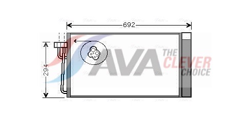 AVA QUALITY COOLING Kondensaator,kliimaseade BWA5273D