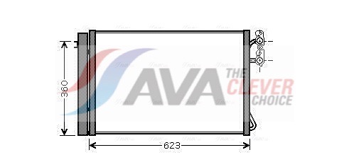 AVA QUALITY COOLING Kondensaator,kliimaseade BWA5295D