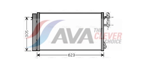 AVA QUALITY COOLING Kondensaator,kliimaseade BWA5296D