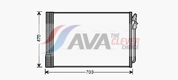 AVA QUALITY COOLING Kondensaator,kliimaseade BWA5370D