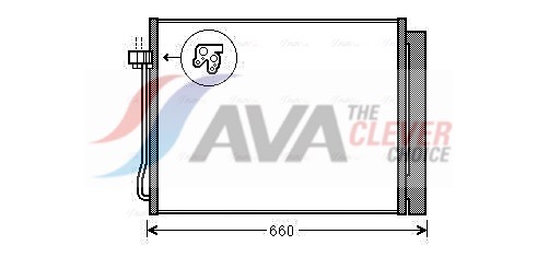 AVA QUALITY COOLING Kondensaator,kliimaseade BWA5377D