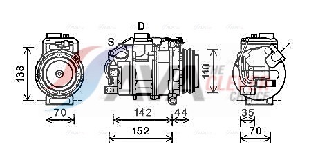 AVA QUALITY COOLING Kompressor,kliimaseade BWAK423