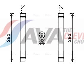 AVA QUALITY COOLING Kuivati,kliimaseade BWD445