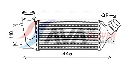 AVA QUALITY COOLING Intercooler CNA4270