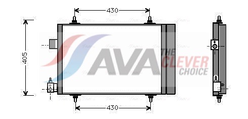 AVA QUALITY COOLING Kondensaator,kliimaseade CNA5173D