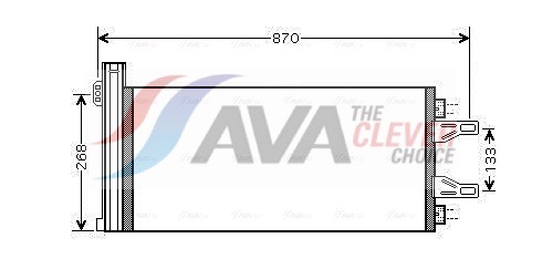 AVA QUALITY COOLING Kondensaator,kliimaseade CNA5248D
