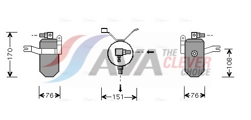 AVA QUALITY COOLING Kuivati,kliimaseade CND184