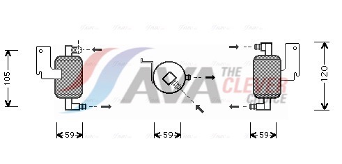 AVA QUALITY COOLING Kuivati,kliimaseade CND186