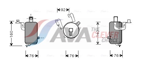 AVA QUALITY COOLING Kuivati,kliimaseade CND203