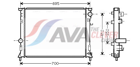 AVA QUALITY COOLING Radiaator,mootorijahutus CR2097
