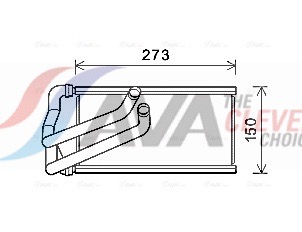 AVA QUALITY COOLING Soojusvaheti,salongiküte CR6140
