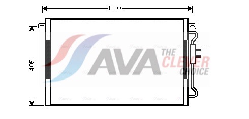 AVA QUALITY COOLING Kondensaator,kliimaseade CRA5075