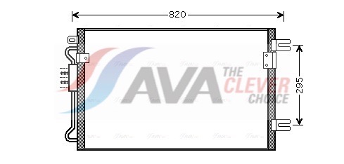 AVA QUALITY COOLING Kondensaator,kliimaseade CRA5098
