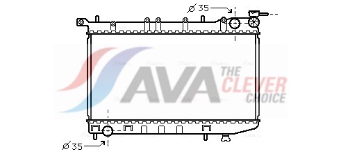 AVA QUALITY COOLING Radiaator,mootorijahutus DN2174