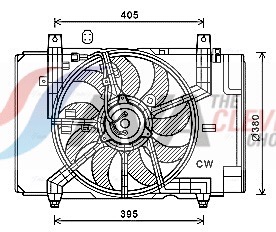 AVA QUALITY COOLING Ventilaator,mootorijahutus DN7532