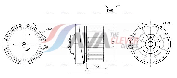 AVA QUALITY COOLING Salongipuhur DN8486