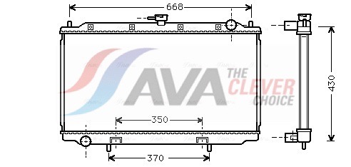 AVA QUALITY COOLING Radiaator,mootorijahutus DNA2181