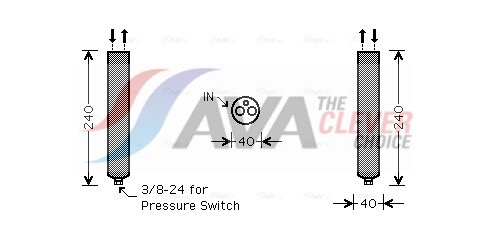 AVA QUALITY COOLING Kuivati,kliimaseade DND267
