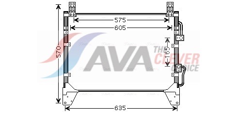 AVA QUALITY COOLING Kondensaator,kliimaseade DW5142
