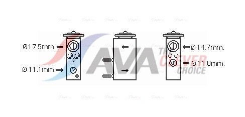 AVA QUALITY COOLING Ekspansiooniklapp,kliimaseade FD1462