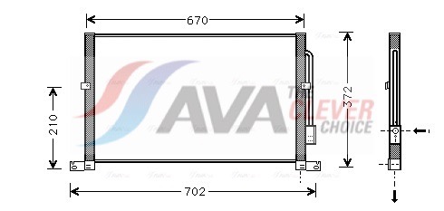 AVA QUALITY COOLING Kondensaator,kliimaseade FD5302