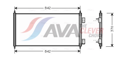 AVA QUALITY COOLING Kondensor, klimatanläggning FD5303