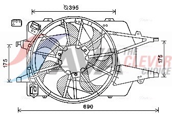 AVA QUALITY COOLING Ventilaator,mootorijahutus FD7577