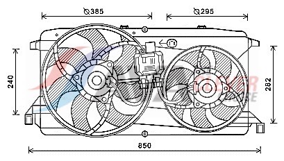 AVA QUALITY COOLING Ventilaator,mootorijahutus FD7579
