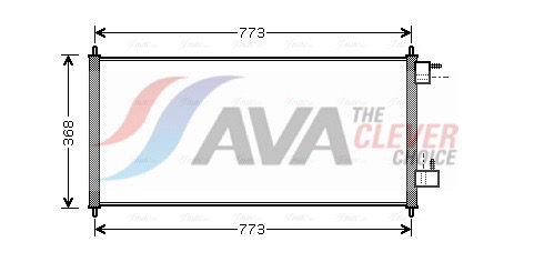 AVA QUALITY COOLING Kondensaator,kliimaseade FDA5361