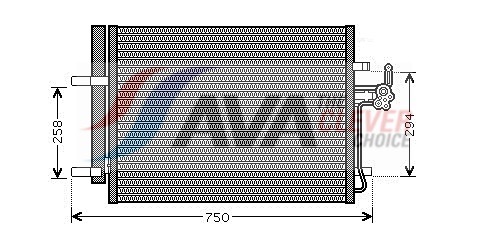 AVA QUALITY COOLING Kondensaator,kliimaseade FDA5428D