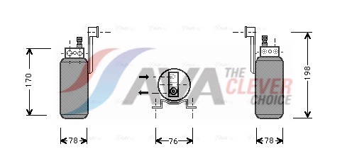 AVA QUALITY COOLING Kuivati,kliimaseade FDD296