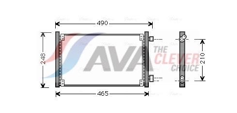 AVA QUALITY COOLING Kondensaator,kliimaseade FT5223