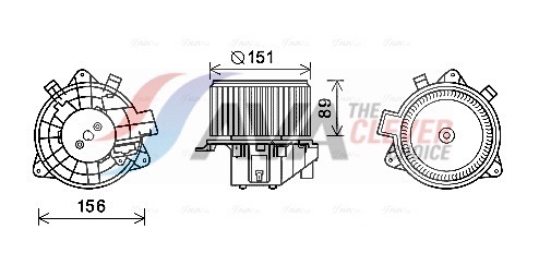 AVA QUALITY COOLING Elektrimootor,salongiventilaator FT8439