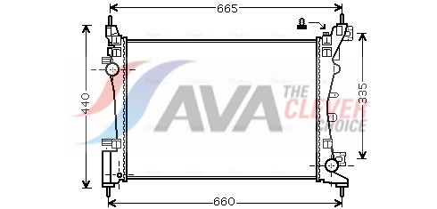 AVA QUALITY COOLING Radiaator,mootorijahutus FTA2318