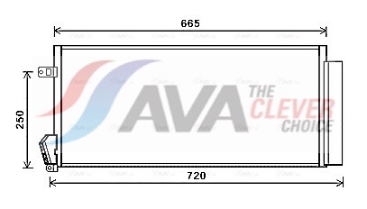 AVA QUALITY COOLING Kondensor, klimatanläggning FTA5396D
