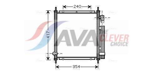 AVA QUALITY COOLING Kondensaator,kliimaseade HD5197D