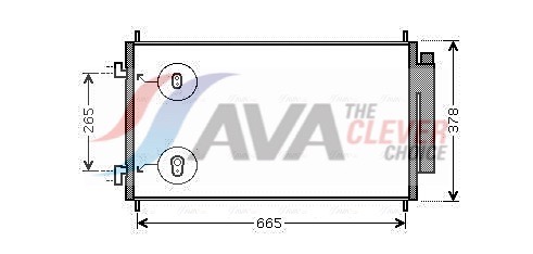 AVA QUALITY COOLING Kondensaator,kliimaseade HD5214D