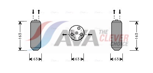 AVA QUALITY COOLING Kuivati,kliimaseade HDD103