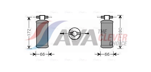 AVA QUALITY COOLING Kuivati,kliimaseade HDD184
