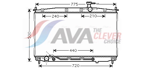 AVA QUALITY COOLING Radiaator,mootorijahutus HY2174