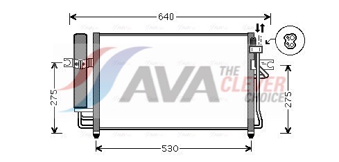 AVA QUALITY COOLING Kondensaator,kliimaseade HY5087D