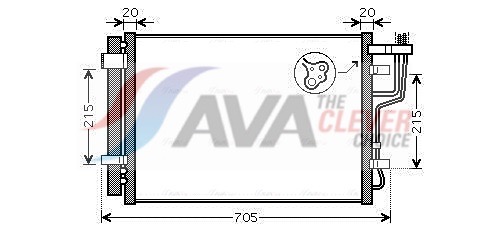 AVA QUALITY COOLING Kondensaator,kliimaseade HY5183D