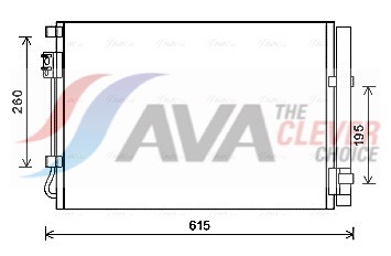 AVA QUALITY COOLING Kondensaator,kliimaseade HY5269D