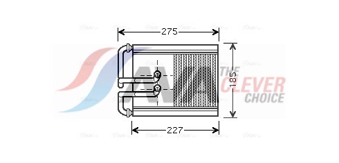 AVA QUALITY COOLING Soojusvaheti,salongiküte HY6168